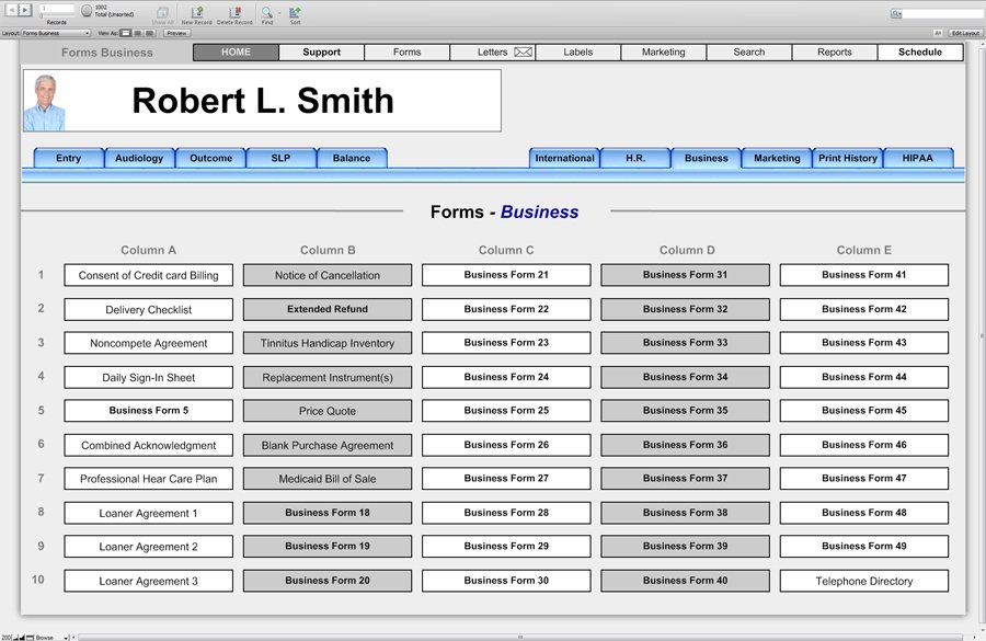 Business Forms - Office Forms - HearForm