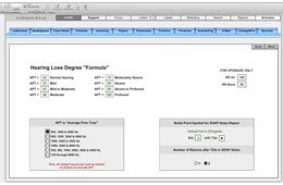 Audiogram Set-up Degrees - Audiograms