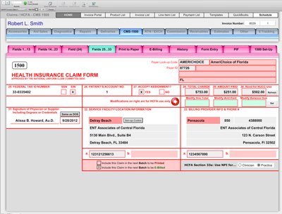 Fields 25...33 - CMS-1500 (PQRS Ready) - Financial and Billing