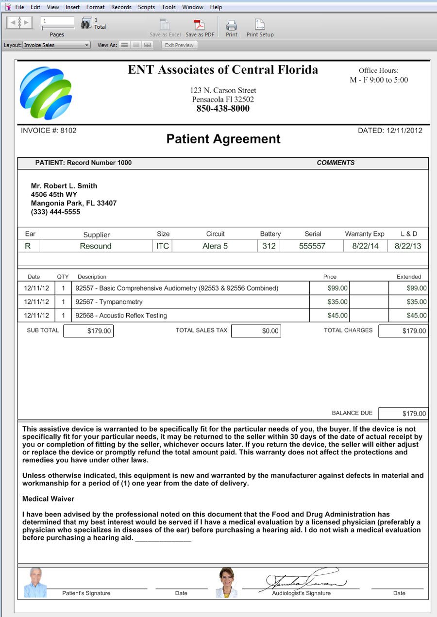 Financial Forms - Office Forms - HearForm