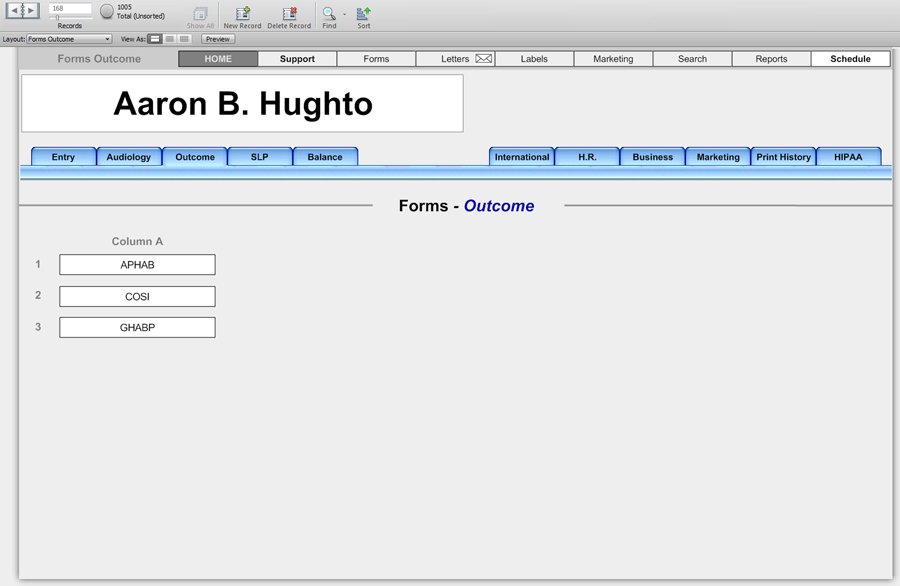 Outcome Forms - Office Forms - HearForm