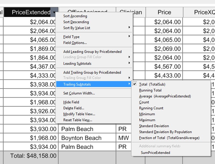 Customizing Reports - Reports