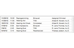 Appointment History at Home - Scheduling Appointments