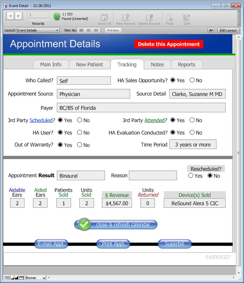 Appointment Tracking - Scheduling Appointments