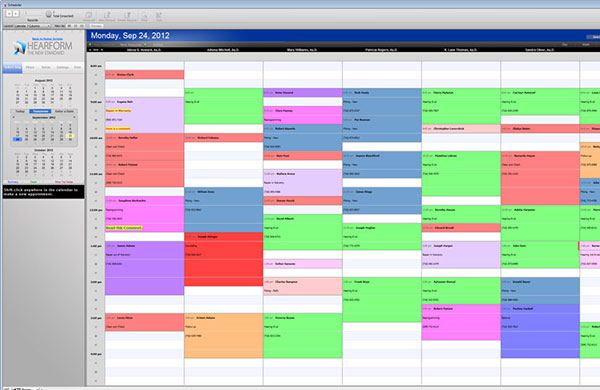 Scheduling Appointments - HearForm Feature