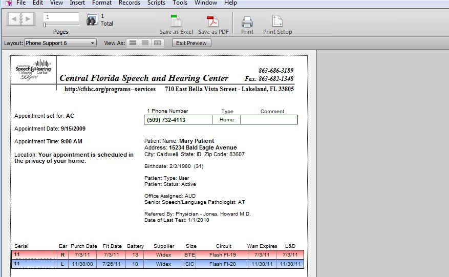 Appointment Sheet - Telemarketing